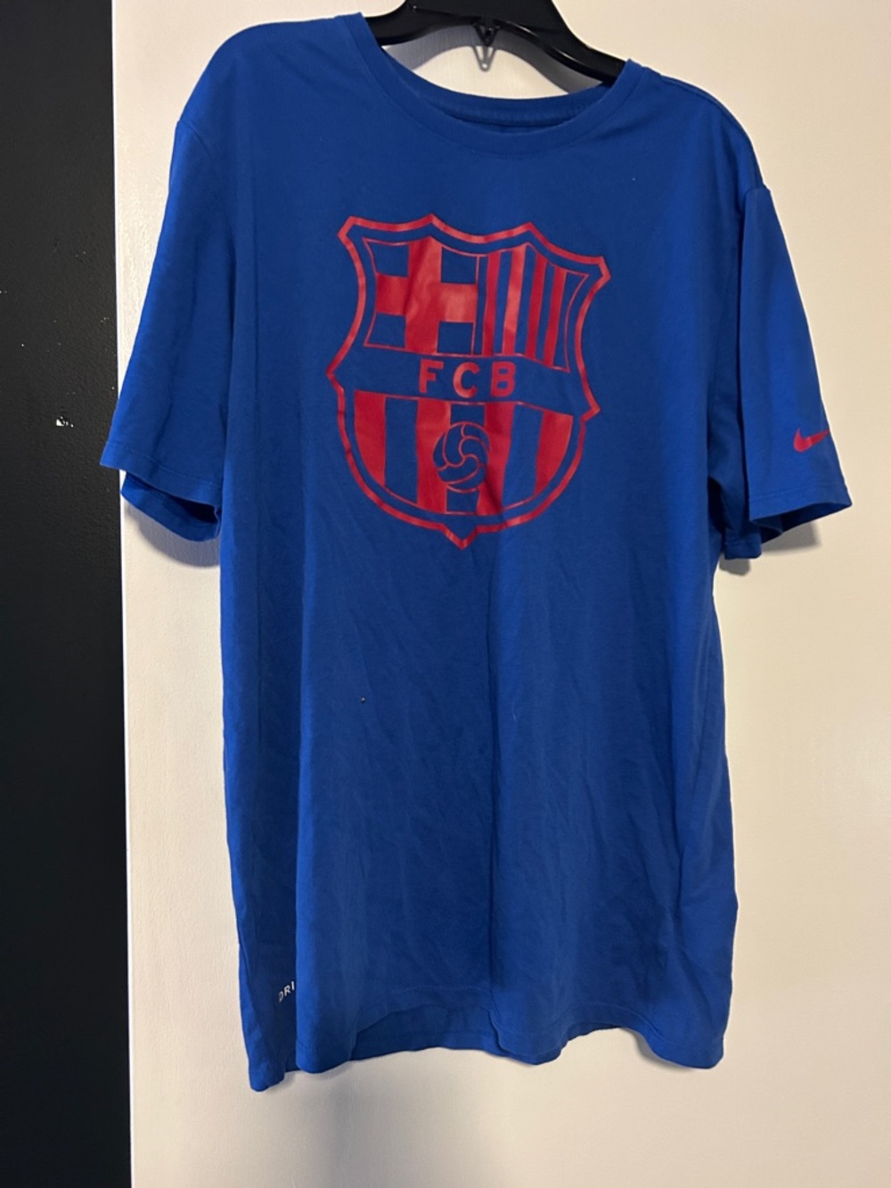 FCB Blue Graphic Tee with Red Crest